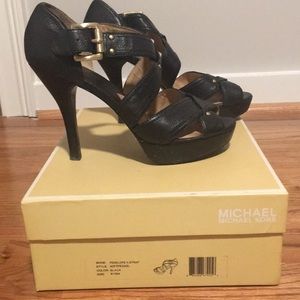 MICHAEL Michael Kors Penelope X-strap platforms